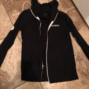 Pure Barre light weight hoodie